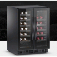 Cave à vin à double zone - porte vitrée - 40 bouteilles - dometic waeco - e40fgd_1