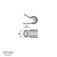 Colliers de fixation - schwer fittings - largeur de bande 12 mm - RS-RCE - selon DIN 3016_1