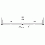 Entrée d'air autoréglable acoustique Isola 2 RA - Référence 148509 - 422 mm x 45 mm x 69 mm_1