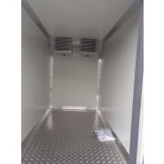 Remorque frigorifique surgelé double essieu 750kg - RAPHA 18 - Températures -15 à -23°C - Dimensions intérieures 2m20 x 1m24 x 1m60_2
