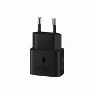 SAMSUNG fast charger USB-C 25W with data cable black_1