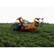 Sb02 - Butteuse agricole ZIBO - Châssis renforcé, rabattage hydraulique, 4 ou 8 rangs avec parallélogrammes_1