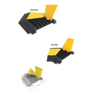Angle 45° pour passe-câbles 5 canaux 50 mm - norme européenne - résistant jusqu'à 9 tonnes par essieu_1