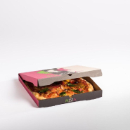 Boîte pizza kraft brun micro cannelure 31x31x3.5cm - par 100_1