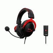 Casque HyperX Cloud II - Jeux (noir rouge)_1