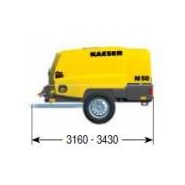 Compresseur MOBILAIR M50 - Débit 5,0 m³/min - Moteur Kubota 4 cylindres - Poids < 750 kg_1