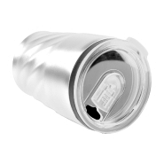 Mug thermos en acier inoxydable - 350 ml - Blanc - Gobelet publicitaire_1