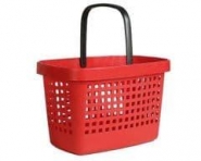 Panier de magasin 28 litres - couleurs disponibles : rouge, bleu ou vert_1