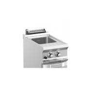 Cuiseur à pâtes gaz sur placard avec vidange - 8.5 Kw - MBM - Gamme DOMINA PRO 700 - Référence CPG74A/C_1