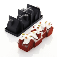 Moule à bûche Chalêt - Pavocake 3D Pavoni Italia_1