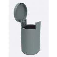 Urbus - Cendrier corbeille Larusdesign - Fonte et acier - Capacités 32L et 80L - Option cendrier 1L_1