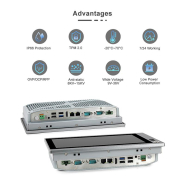 Panel PC industriel fanless 10.1