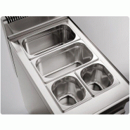 Bain-marie électrique Noir - 2x GN 1/1 - Prof. 700 | GGM - Mario 700_1