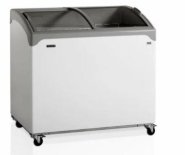 Congélateur crème glacée à roulettes - 218 Litres - Dimensions extérieures : L1030 x P650 x H918 mm - Classe énergétique D_1