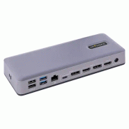 Station d'Accueil USB-C - Hub USB-C Multi-Moniteur HDMI/DP/DP Alt Mode - 3x 4K30 / 2x 4K60 - Dock US_1