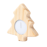Bougie de Noël - Bougeoir naturel inclus - 37g_1