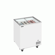 Congélateur vitré de crème glacée IC201SC (191 / 165) blanc TEFCOLD_1
