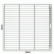 Grilles clayette acier plastifié 530 x 550 mm - 30 kg - lot de 2_1