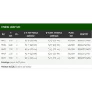 Hybrid 2500 - clôture grillagée modulaire - Ferro Bulloni - hauteur jusqu'à 1,92 m - finition PFZ - couleurs vert RAL 6005 et gris 7016_1