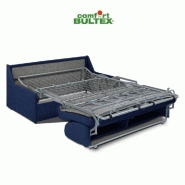 Canapé convertible express Compacto - Matelas Comfort Bultex® 140cm - Bleu cobalt - 3 places - Gain de place_1