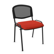 Chaise visiteur neuf - LENA - dossier résille - empilable - différentes couleurs disponibles_1