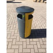 Corbeille AUSTRALIA - Tri sélectif 2 flux 40L - Coloris personnalisables_1