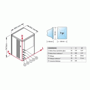 Machine à glaçons cubes 140 kg/24h modulaire condenseur air Brema_1