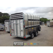 Remorque Bétaillère - IFOR WILLIAMS - TA510 Pont / Porte - Hauteur 2.12 m - PTAC : 3500 kg - Transport de chevaux / d'animaux_1