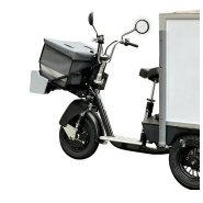 Triporteur électrique sans pédales Cobrane CITY S - Homologué voie publique - Caisson cargo 300L - Charge 50kg_1