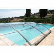 Abri piscine télescopique en plexiglas et polycarbonate - matériau transparent et ultra résistant_2