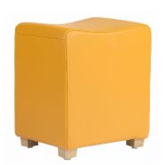 Pouf Martino - Tabouret de restaurant Mobitec - Réf. 9505 - Hauteur 49 cm - Assise en vague et grand choix de revêtements_1