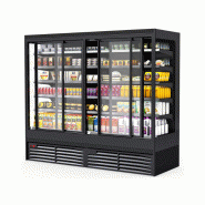 Vitrine réfrigérée verticale SLIM portes coulissantes EUROVITRINE - dimensions 1m, 1m30, 2m et 2m50_1