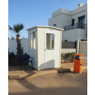 Poste de gardiennage rapide à installer et modulable
