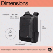 Sac à  dos pour ordinateur portable HP Renew Executive 16 pouces_1