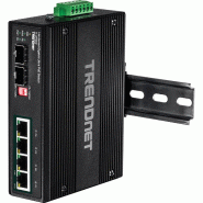 TRENDnet TI-UPG62 Switch indsutriel 6 ports Gigabit Ultra PoE Rail DIN_1