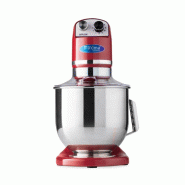 Batteur Melangeur Planétaire à tête inclinable 7L - 2 kg de pâte - Rouge_1