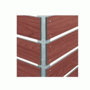 Cache Conteneurs modulable avec bardage en compact stratifié_1