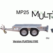 Remorque porte-engins - ysm- 2.5 t - 4.15m - 2 essieux_1