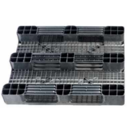 Palette plastique lourde Planetpal Mix 10A12 HR3RR - Ref PA-LO-0127 - 1000x1200 mm - 19.66 kg - 3 semelles - Version ajourée_1