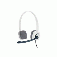 Logitech 981-000350 casque Avec fil Arceau Bureau/Centre d'appels Blanc_1
