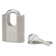 Cadenas à clé Octo-P 60mm - Anse protégée en acier - 3 clés réversibles - THIRARD_1