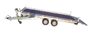 Remorque plateau roues dessous LIDER - PTAC : 2500 kg - 2 essieux freinés - 406 x 215 cm - Reference -HA752513-5 + CAP_1