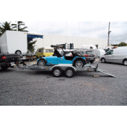 Porte voiture double essieux freinés LIDER 32740 PV 2000