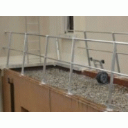 Garde-corps fixe - main courante en tube Ø 35mm - sous lisses en tube rond Ø 35mm_1