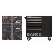 Servante d'atelier noire extra large - 210 outils pour maintenance générale - 6 tiroirs - 1475KXL6CBK-FF5_1