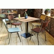 Table Milan - Restootab - Piétement en fonte - Fabrication sur mesure - Fabriqué en Europe_1