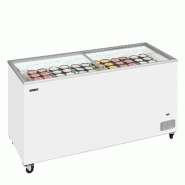 Congélateur vitré de crème glacée IC501SC (491 / 430) blanc TEFCOLD_1