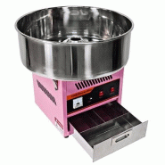 Machine à barbe à papa professionnelle cuve Ø 52 cm - rose - 1200W | Qdm - HEZW18_1