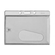 Porte-badge double face  - Polycarbonate anti UV - Lot de 100 - Réf IDS68H_1