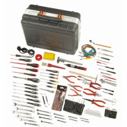 Valise d'outillage rigide avec kit d'outils multi-usages - 109 pcs - étanche, résistante et amovible_1